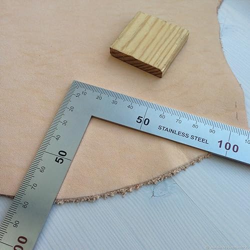 Auniwaig Right Angle Ruler 150 x 300mm Metric Stainless Steel Scale L Shape 90 Degree Square Layout Measuring Tool for Carpenter Engineer 1 pcs