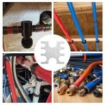 VIDABTE 23080 PEX Crimp Tool Go/No-Go Gauge, 3/8 Inch Plumbing Fittings for SharkBite, Pex Go No Go Gauge Crimper Crimping Crimp Tool