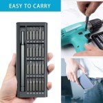 NMUCI Small Precision Screwdriver Set 24-in-1,Magnetic mini multi-function repair tool kit kit for cell phone camera laptop watch apple and other electronic products repair tools Steel screwdrive