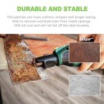 CeroDimo 42 Pcs Sanding and Grinding Drill Bit Set, 1/8" Shank Rotary Tool Attachments, Diamond and Aluminium Oxide for Metal, Stone, Ceramic, Glass Polishing, Carving, Rust Removal