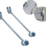 abcrelax Hinges Gap Adjusting Wrench,Door Hinge Adjustment Tool,Hinge Adjustment Wrench.Suitable Home Doors, windows(1PCS Medium: Double Head 14mm-18mm)