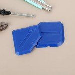 JJUNW 2PCS Caulk Tool Kit, Reuse Silicone Sealant Grout Finishing Tool Caulking Guns Accessories Caulking Removal Tool for Kitchen Bathroom Floor Sealant Sealing(Blue)