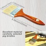 5 Pcs Wood Graining Tools, Natural Wood Grain Brushes Decorative Wood Grain Tools, Soft Rubber Wood Grain Maker Painting Look Like Wood Pattern DIY Faux Wood Texture for Decorative Painting