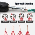 Wire Stripping And Twisting Tool, 2025 New Wire Twister Tool for Drill Wire Nut Twister Wire Stripper Cable Wire Connector Tool, Hex Shank Cable Wire Spin Driver Nut for Electrical Power Drill (1Set)