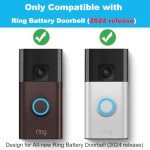 Video Doorbell Key Replacement Tool, Secure Removal Key Tool Compatible with All-New R/ing Battery Doorbell (2024), Ring Doorbell Camera Opening Key Tool (2 Pack)