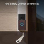 Video Doorbell Key Replacement Tool, Secure Removal Key Tool Compatible with All-New R/ing Battery Doorbell (2024), Ring Doorbell Camera Opening Key Tool (2 Pack)