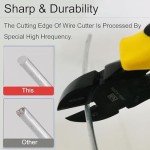 BJDSI 8 IN Wire Cutters,Rust-Proof Wire Cutter,Sharp Side Cutters,Ergonomic Small Wire Cutters,Specialized Wire Cutters For Crafts,Wire Snips Cutting Pliers For Artificial Flowers.