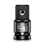 MTO 1/2" Female to 3/4" Male Impact Socket Adapter, 1/2-Inch Impact Socket Adapter, Chrome Molybdenum Alloy Steel