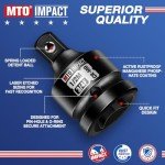 MTO 3/4" Female to 1/2" Male Impact Socket Adapter, 3/4-Inch Impact Socket Adapter Reducer, Chrome Molybdenum Alloy Steel