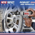 MTO 4-Piece Impact Socket Adapter and Reducer Set, 1/4" & 3/8" & 1/2" Impact Driver Conversions for Impact Wrench, Chrome Molybdenum Alloy Steel