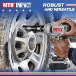 MTO 3/4" Female to 1/2" Male Impact Socket Adapter, 3/4-Inch Impact Socket Adapter Reducer, Chrome Molybdenum Alloy Steel