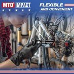 MTO 4-Piece Impact Socket Adapter and Reducer Set, 1/4" & 3/8" & 1/2" Impact Driver Conversions for Impact Wrench, Chrome Molybdenum Alloy Steel