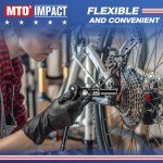 MTO 2-Piece Impact Socket Adapter and Reducer Set, 1/2" Female to 3/8" Male Reducer, 3/8” Female to 1/2” Male Adapter, Chrome Molybdenum Alloy Steel