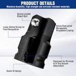 WORKPRO 1/2" F to 3/4" M Impact Socket Adapter, Cr-Mo Steel, Socket Adapter Set for Impact Driver Conversions, Square Drive Reducer for Impact Driver Wrench