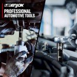 Upenjok 4 Piece Impact Socket Adapter Set, Standard SAE Size, 1/4" 3/8" 1/2" Drive Socket Wrench Converter Adapter, Cr-Mo Steel, Square Adapter Reducer Set for Impact Driver