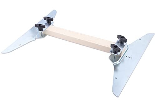 Stair Treads Gauge Template Tool, Stair Tread Jig, Zinc Plated Steel Stair Treads Measuring Tool for Stairs, Risers, Partitions, Shelf Layout and Cutting Drywall