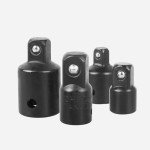 TOKDOOT Impact Socket Adapter CMMT99278 and Reducer Set replacement for CRAFTSMAN 3/8 to 1/2 socket adapter-Universal Socket Adapter Set-black 4-pcs