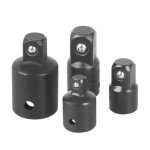 TOKDOOT Impact Socket Adapter CMMT99278 and Reducer Set replacement for CRAFTSMAN 3/8 to 1/2 socket adapter-Universal Socket Adapter Set-black 4-pcs