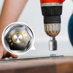 10 pieces Magnetic Socket Adapter 8mm, Fixinus 1/4" Hex Socket Adapter Drill Bit Nut Driver Set Socket Wrench Extension for Power Tools, 42mm Length