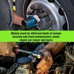 SUNHZMCKP 1/2" Drive Impact Socket, Metric 30 mm Deep 6 Point Socket, CR-MO, Axle Nut Impact Grade Socket for Easy Removal (30mm Socket)