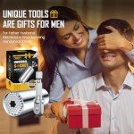 boen Super Universal Socket Tool Set Gifts for Men | Self-adjusting Fits (7mm-19mm) with Power Drill Adapter | Christmas Fathers Day Ideal Gift Stocking Stuffers for Dad, Husband, Handyman, Boyfriend