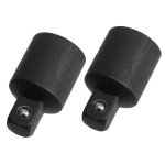 1/2 to 3/8 Impact Adapter, Impact Socket Reducer and Adapter, Female to Male for Sleeve Ratchet Wrenches (2 Pcs)