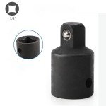 Boguish 2 Pcs 1/2 Inch Drive (F) x 3/8 Inch (M) Socket Reducer, Female to Male, Cr-V (Black)