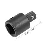 Boguish 2 Pcs 1/2 Inch Drive (F) x 3/8 Inch (M) Socket Reducer, Female to Male, Cr-V (Black)