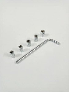 4 MECH 1/4" L - Handle with 8, 9, 10, 11 12mm Sockets (Combo 6)