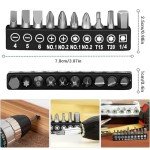 21pcs Flexible Drill Bit Extension, Wrench Extender Drill Bit Holder Set, Flexible Screwdriver Socket Wrench Shaft Tip, Universal Tools Screwdriver Bit Kit