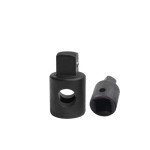Boguish 2 Pcs 1/2 Inch Drive (F) x 3/8 Inch (M) Socket Reducer, Female to Male, Cr-V (Black)