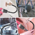21pcs Flexible Drill Bit Extension, Flexible Screwdriver Socket Wrench Shaft Tip, Wrench Extender Drill Bit Holder Set,Universal Tools Screwdriver Bit Kit