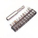 21pcs Flexible Drill Bit Extension, Wrench Extender Drill Bit Holder Set, Flexible Screwdriver Socket Wrench Shaft Tip, Universal Tools Screwdriver Bit Kit