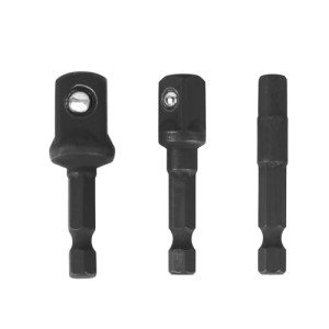 TOKDOOT 48-32-5033 Socket Adapter Set impact socket adapter for Milwaukee,1/4" 3/8" 1/2" Hex Shank lmpact Driver Adapter 3 Pcs
