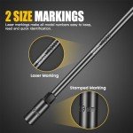 pgroup T-Handle Metric Socket Wrench 9MM, 6-Point Chrome Vanadium Steel Hex Socket for Motorcycle Bicycle Repair
