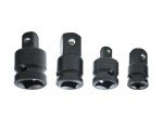 Impact Socket Adapter and Reducer 4-Piece Set for Milwaukee 49-66-6742 Shockwave Impact Wrench | 1/4" - 3/8" - 1/2" Impact Driver Conversions