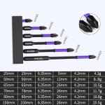 IVYDREVER Ailsion Screwdriver Bits, D1 Anti-Slip and Shock-Proof Bits with Phillips Screwdriver Bits, Upgraded High Hardness and Strong Magnetic Bit, Long Upgraded High Hardness Strong Bit (1 Set)