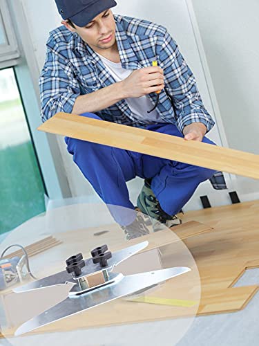 Stair Treads Gauge Template Tool, Stair Tread Jig, Zinc Plated Steel Stair Treads Measuring Tool for Stairs, Risers, Partitions, Shelf Layout and Cutting Drywall