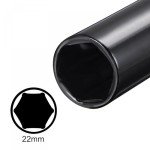 TA-VIGOR 1/2 Drive by 22mm Deep Impact Socket, 6 Inch Length Durable Reliable CR-V Steel, 6-Point Metric Sizes for Home Car Repair