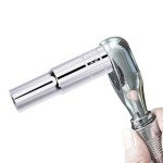 FOCMKEAS 13mm Deep Socket, 1/2 Inch Drive, 6 Point, Metric, Heat Treated CR-V Steel Sockets, Full Polishing, 3.1 Inch Length(1 PC)