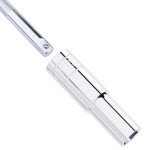 FOCMKEAS 13mm Deep Socket, 1/2 Inch Drive, 6 Point, Metric, Heat Treated CR-V Steel Sockets, Full Polishing, 3.1 Inch Length(1 PC)