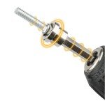 Magnetic Positioning Screwdriver Bits Drywall Screw Setter PH2 Bits for Plasterboard Sheetrock Screw 1/4 Inch Hex Shank Bit Batch Head with 60mm Extension Socket Drill Bit Holder (6pcs)