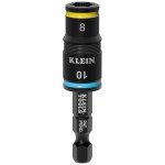 Klein Tools 32931M 2-in-1 Metric Impact Socket Set, 1 Flip Socket with 2 Metric Hex Sizes, 8mm and 10mm, Impact Rated 2-Inch Shaft