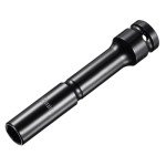 TA-VIGOR 1/2 Drive by 13mm (33/64-Inch) Deep Thin Wall Impact 6 Point Impact Sockets for Automotive Trucks Tractors Engines Repairing Garage Tool