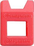 Red Bit Magnetizer Magnetiser Demagnetiser Universal Magnetizer & Demagnetizing Tool for Screwdrivers Bits & Tool Tips Magnetization ABS
