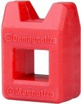 Red Bit Magnetizer Magnetiser Demagnetiser Universal Magnetizer & Demagnetizing Tool for Screwdrivers Bits & Tool Tips Magnetization ABS