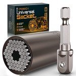 Stocking Stuffers Super Universal Socket - Tools Gifts for Men Women Grip Socket with Power Drill Adapter Unscrew Any bolt Cool Gadgets for Men Car Guy Gift Ideas for Adults Dad Stuff Christmas Gifts