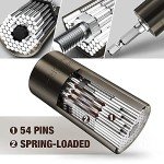 PASTACO Universal Socket Tool Christmas Gifts for Men: Super Universal Socket Set with Power Drill Adapter - Perfect Tools Gadget Gift for Men