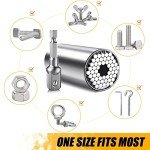 Stocking Stuffers for Adults Men, Super Universal Socket Tools, Christmas White Elephant Gifts for Men Dad Husband Handyman, Cool Gadgets Socket Set with Power Drill Adapter(7-19 Mm)