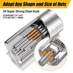 Stocking Stuffers for Adults Men, Super Universal Socket Tools, Christmas White Elephant Gifts for Men Dad Husband Handyman, Cool Gadgets Socket Set with Power Drill Adapter(7-19 Mm)